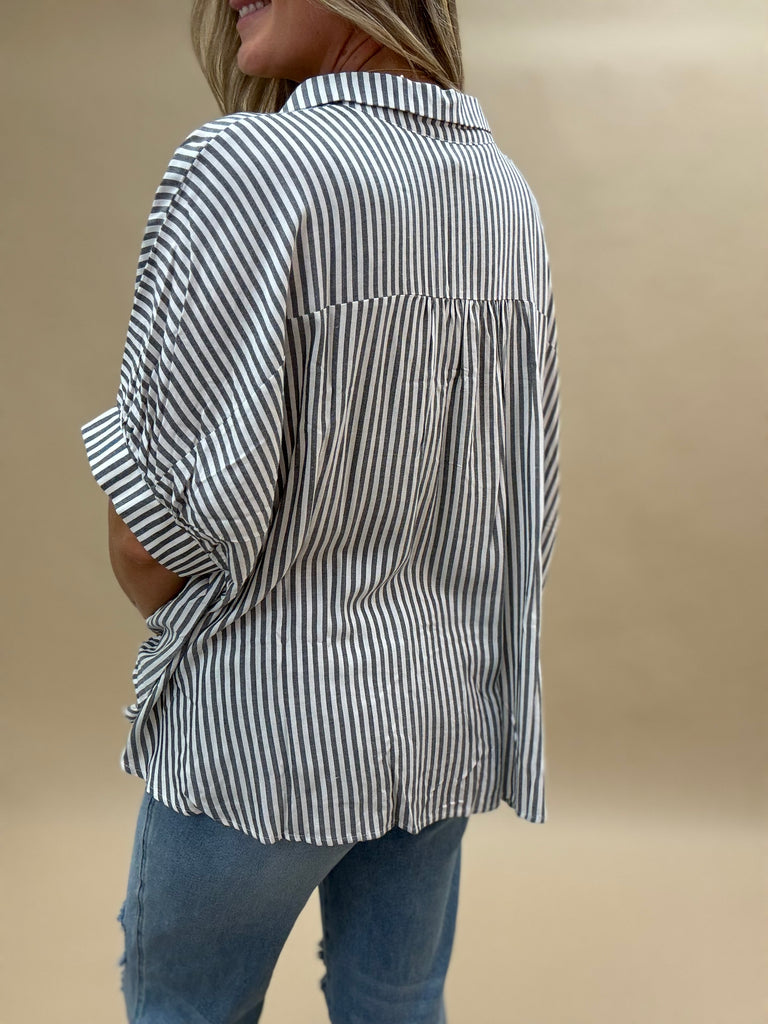 Striped Button Down Shirt