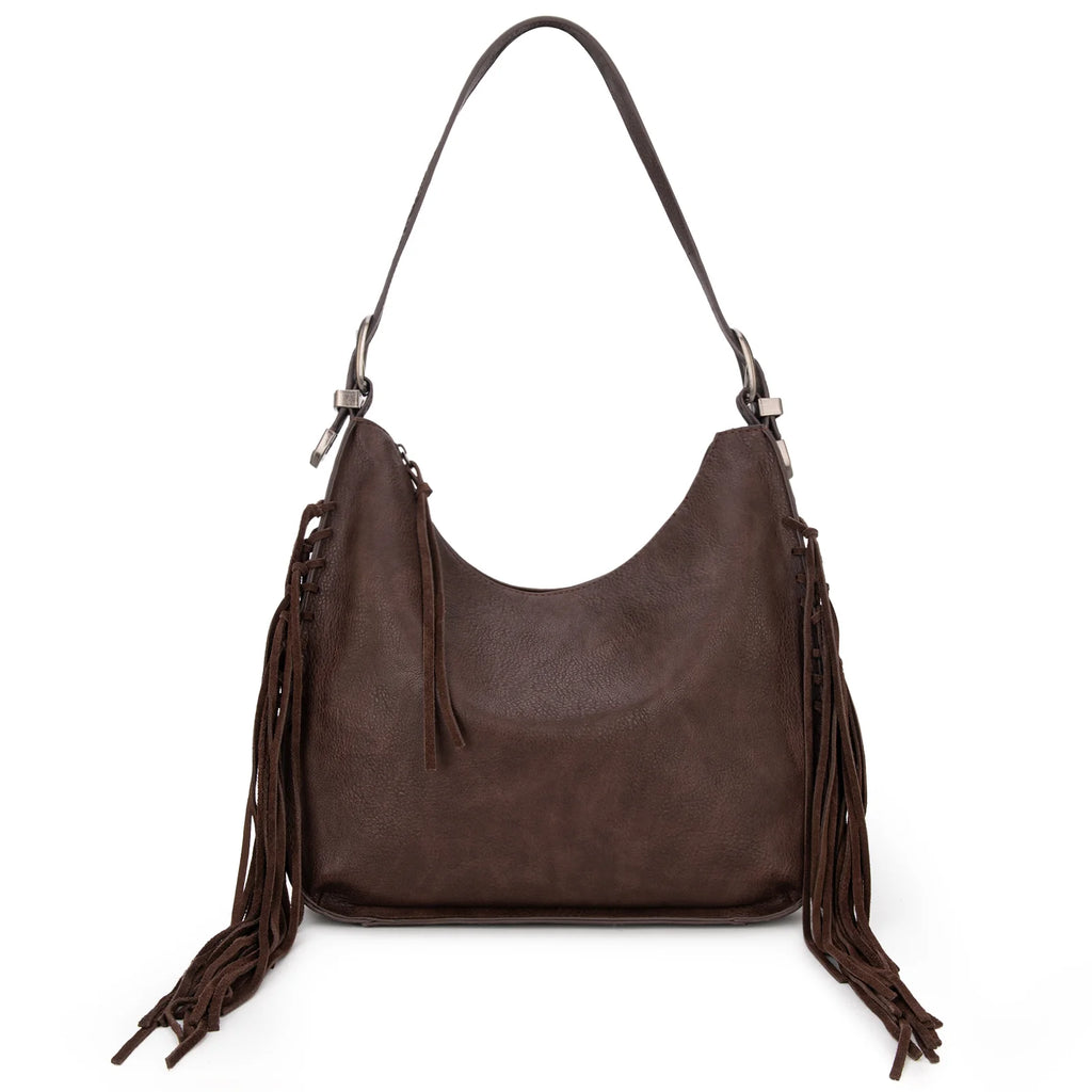 Buckle Hobo Fringe Bag