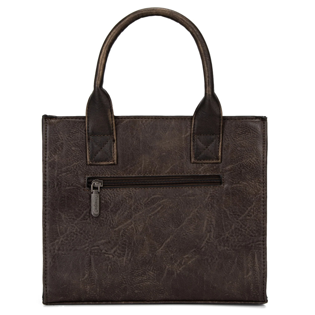 Wrangler Whipstitch Brown Tote