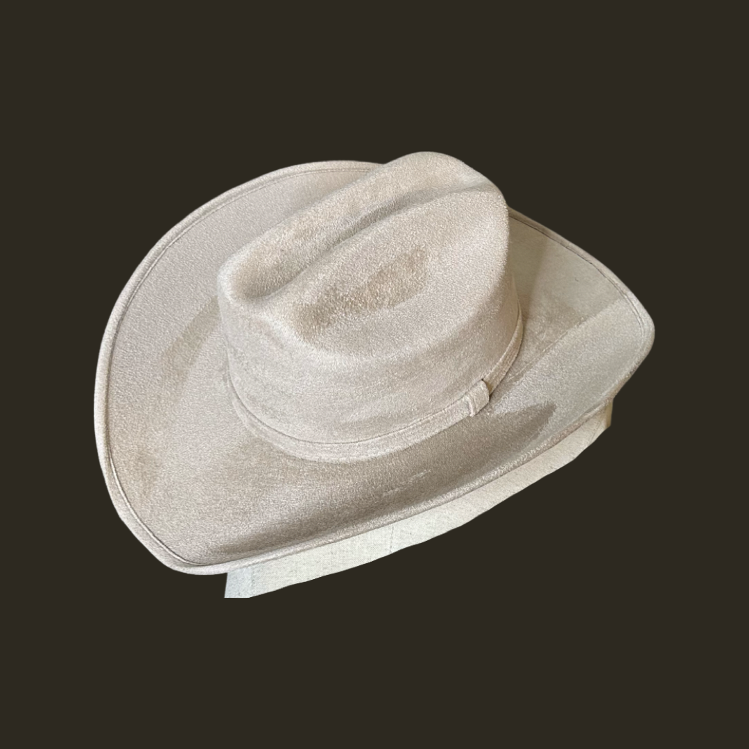 Let's Ride Cowboy Vegan Suede