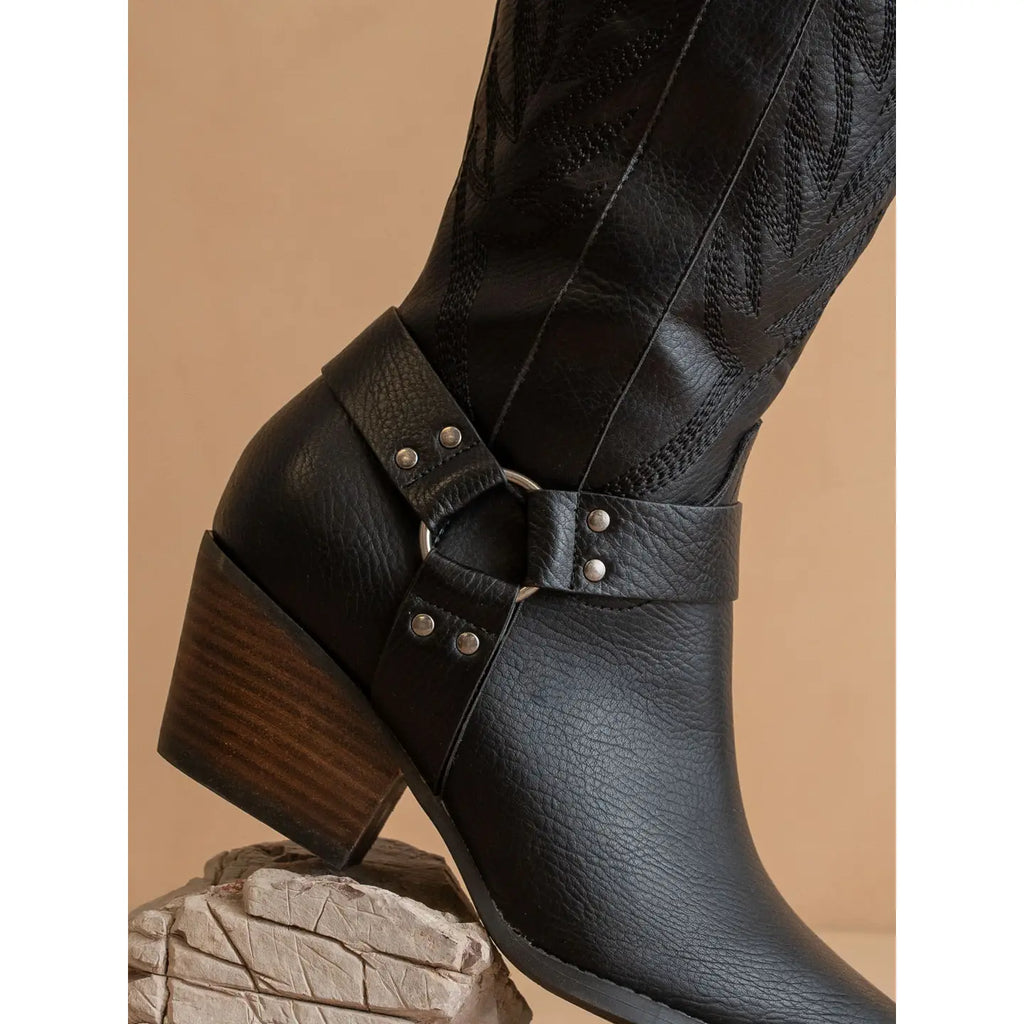 Faye Knee High Cowboy Boot