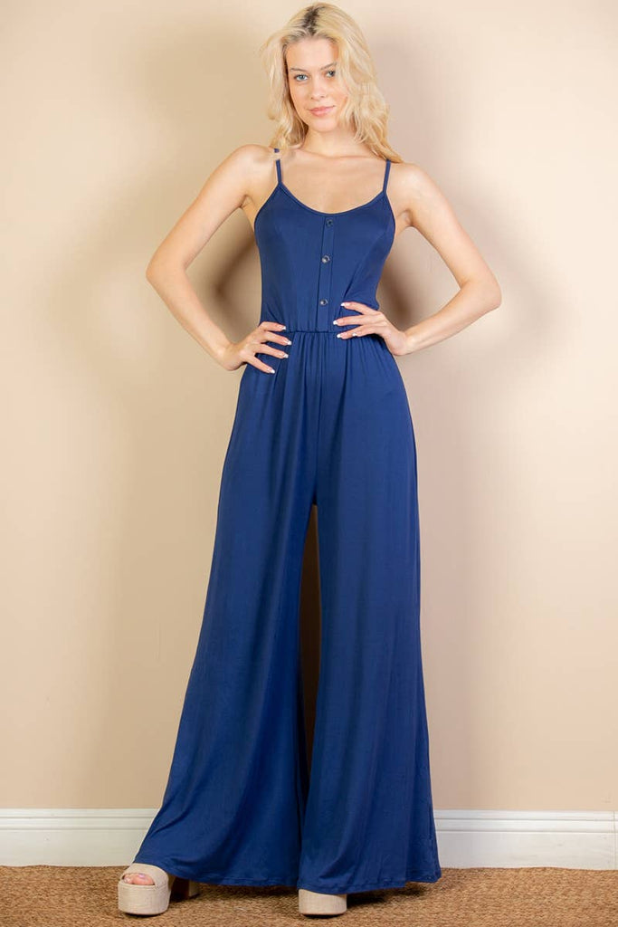 Softy Wide Leg Jumpsuit