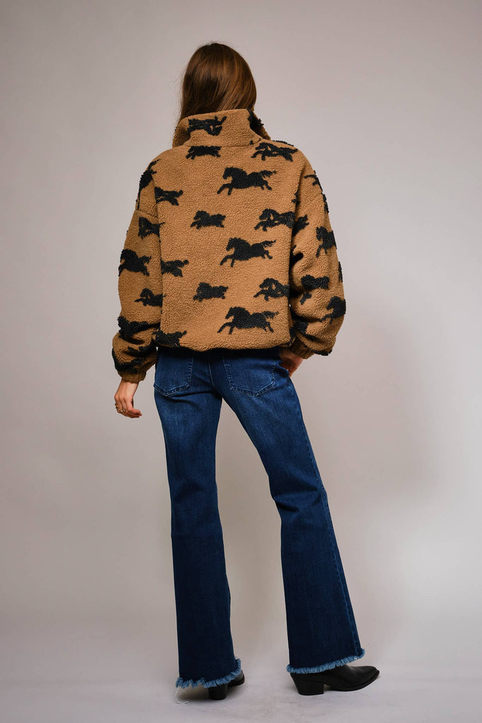 Mustang Sherpa Zip-Up Jacket
