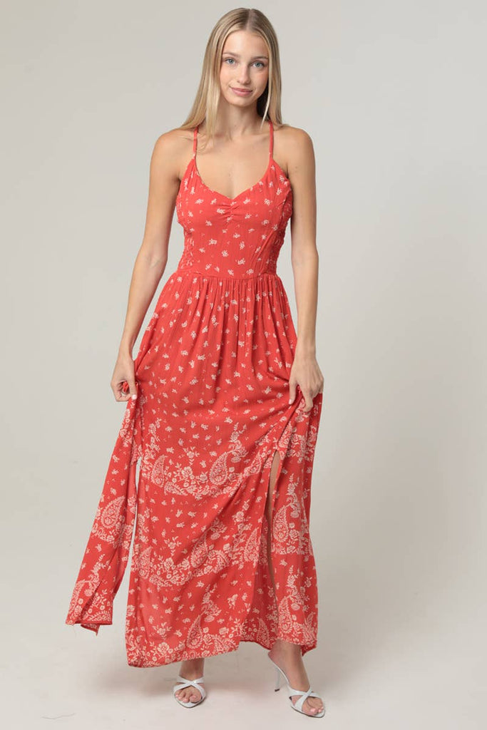 Embers Paisley Maxi Dress