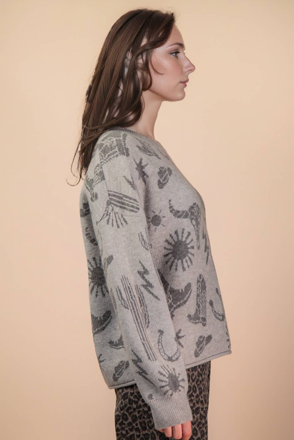 Wilder Western Oversized Sweater
