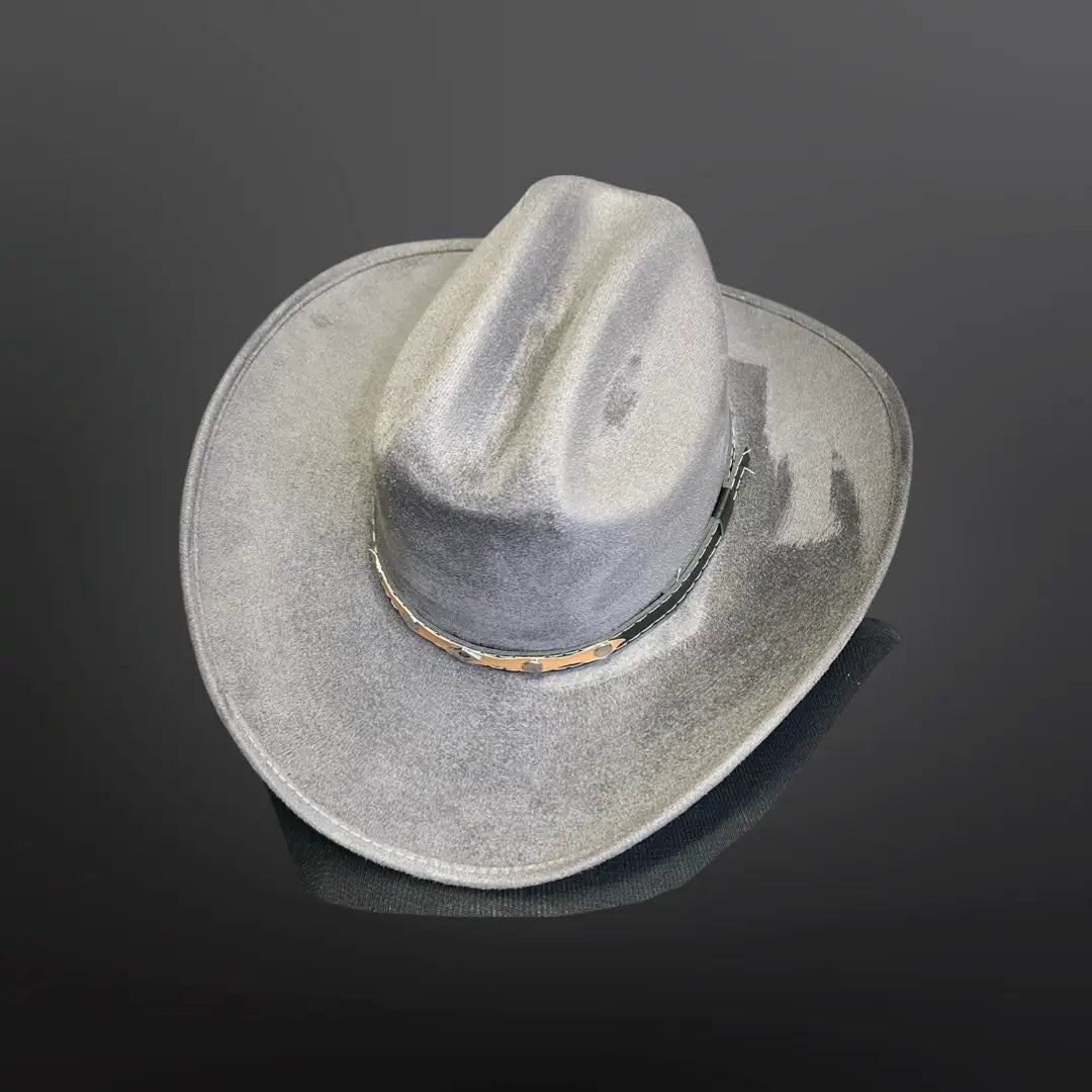 Let's Ride Cowboy Vegan Suede
