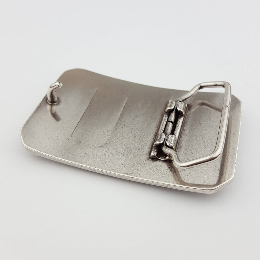 Buckle: Western Silver Rodeo Belt Buckle