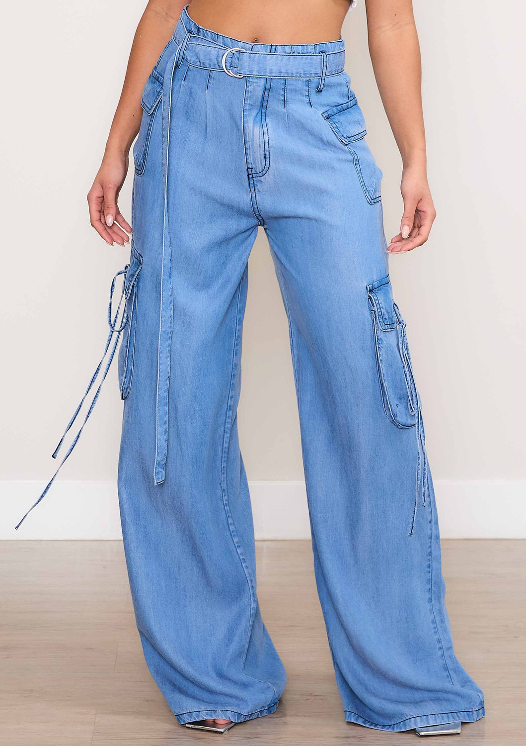Tencil Cargo Wide Leg Pants