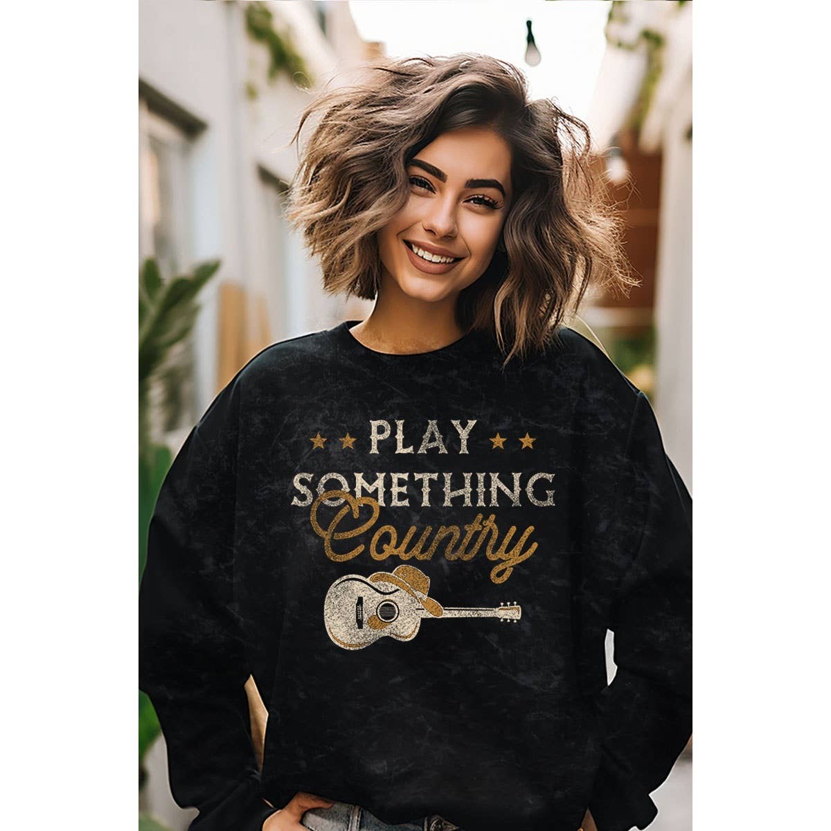 Play Something Country Pullover Sweatshirt