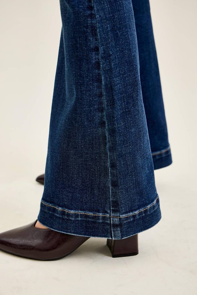 Indigo Petite Judy Blue Flare Jeans