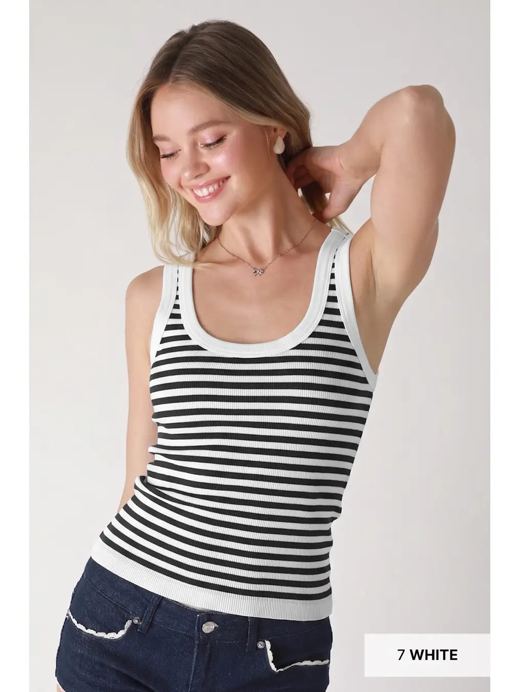 Stripe Stretch Tank