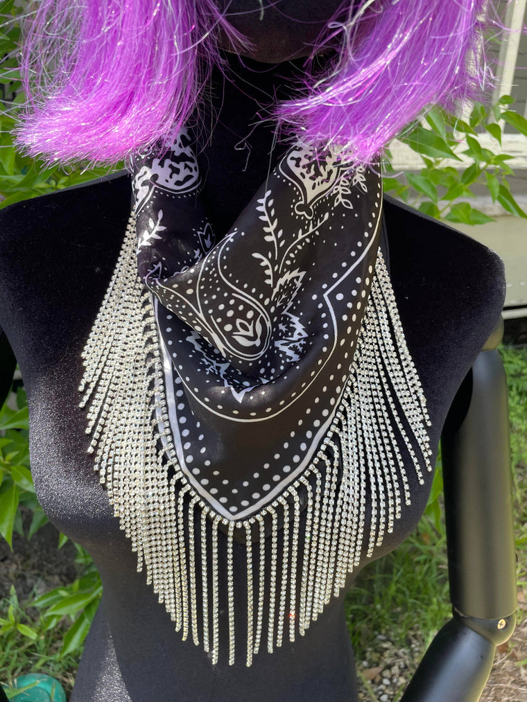 Black Silky Blingdana