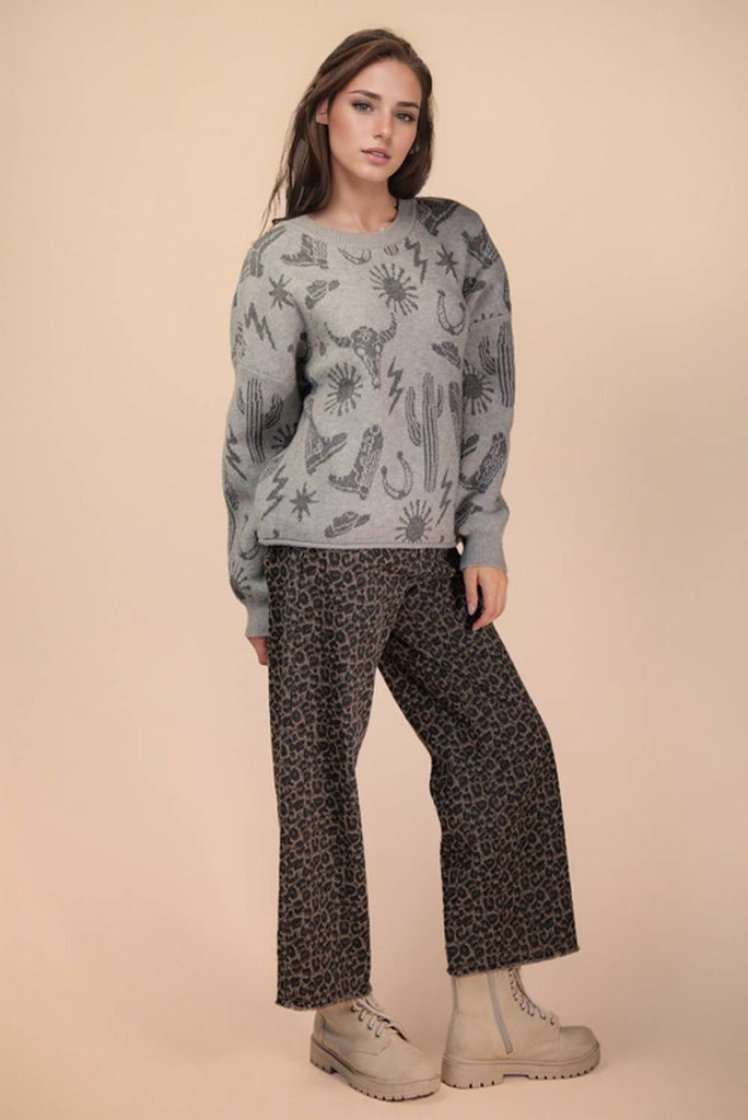 Wilder Western Oversized Sweater