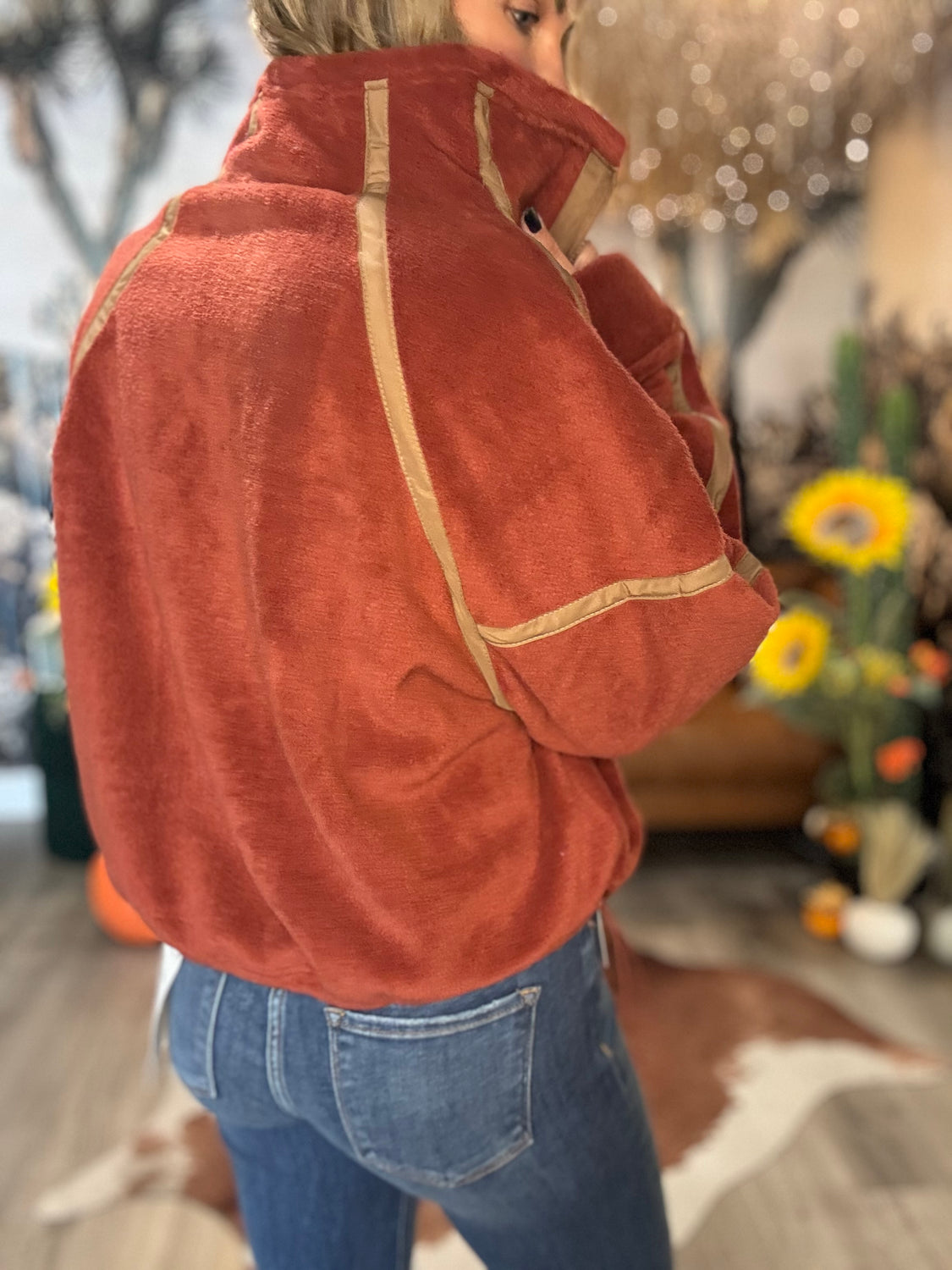 Desert Ember Fleece Pullover