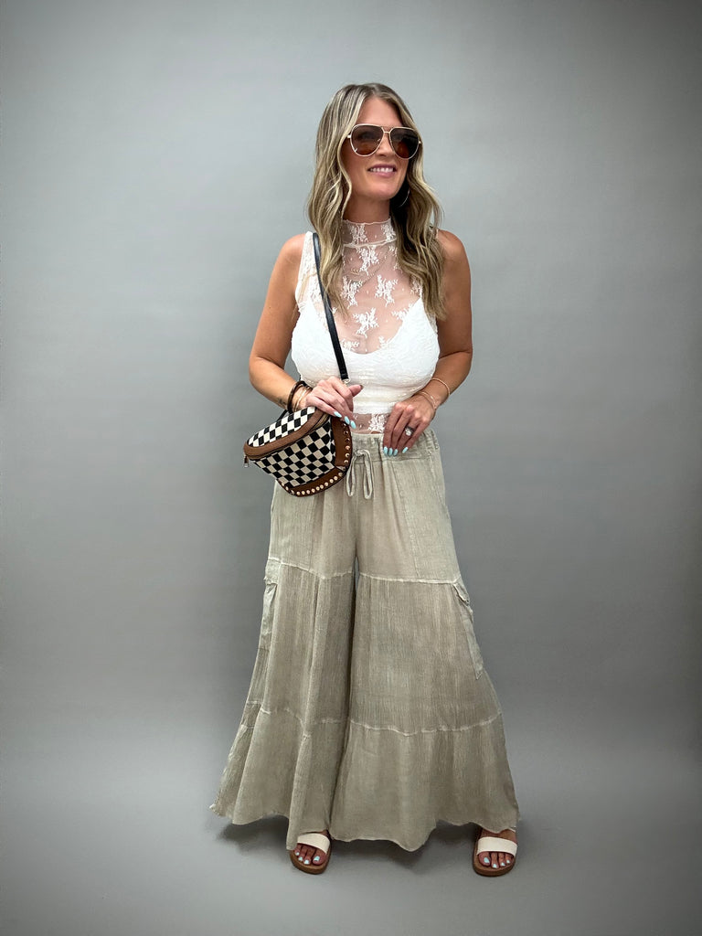 Studded Checkered purse