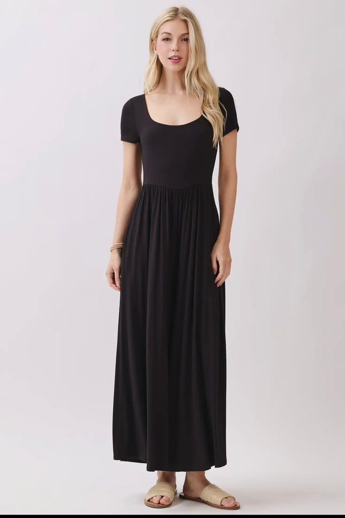 Black Cap Sleeve Jumper