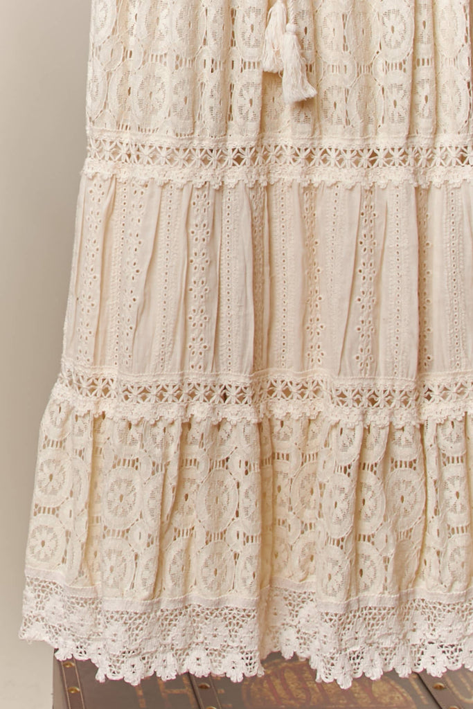 Annie Lace Maxi Skirt