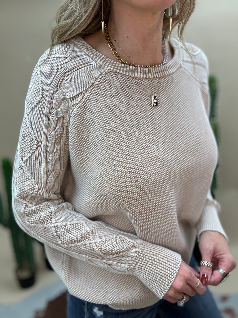 Creme Brulè Latté Sweater