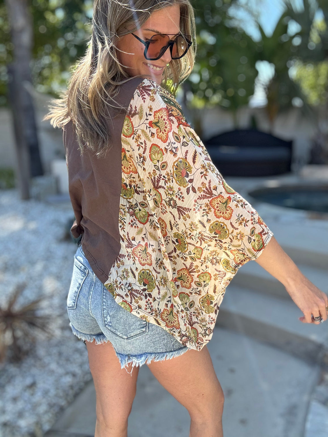 Tiger Kaftan Top