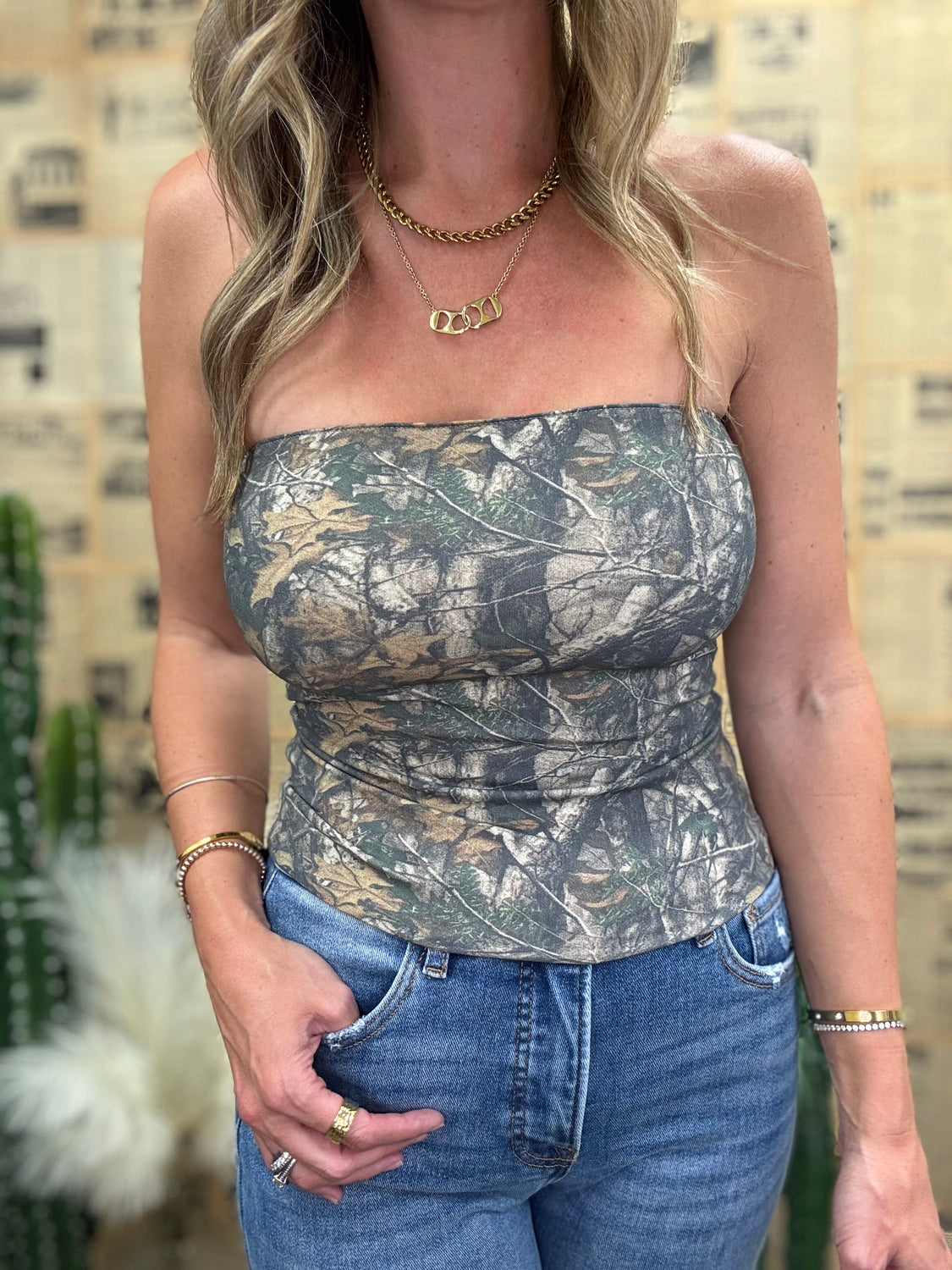 Bayou Camo Tube Top