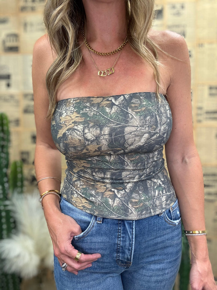 Bayou Camo Tube Top