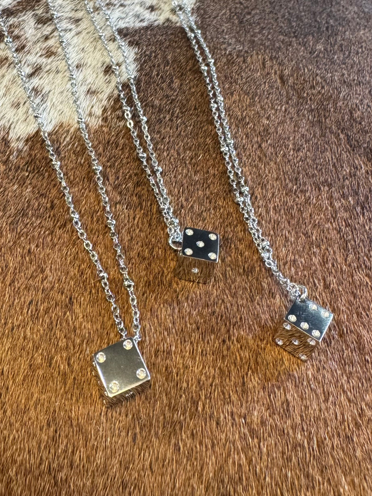 Roll The Dice Charm Necklace