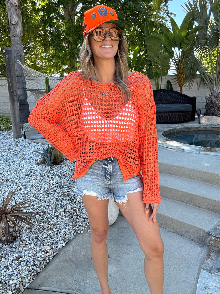 Tiger Lily Crochet Top