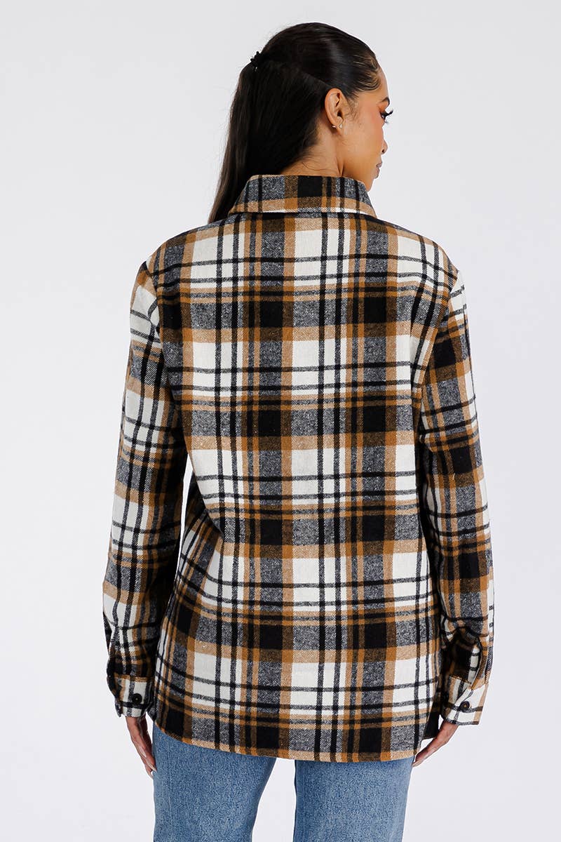 Saddle Soft Flannel Oversized