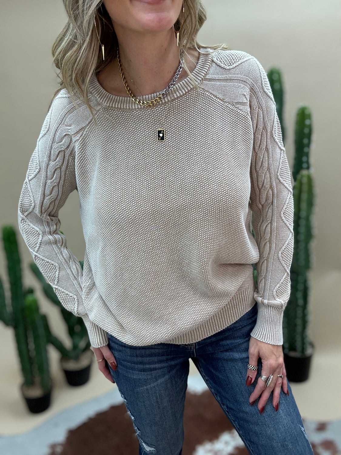 Creme Brulè Latté Sweater