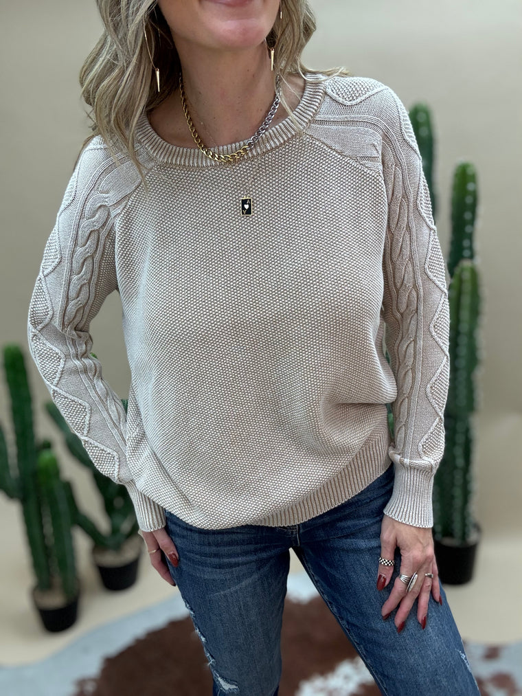 Creme Brulè Latté Sweater