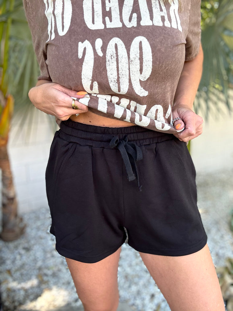 Free Flow Lounge Shorts Black