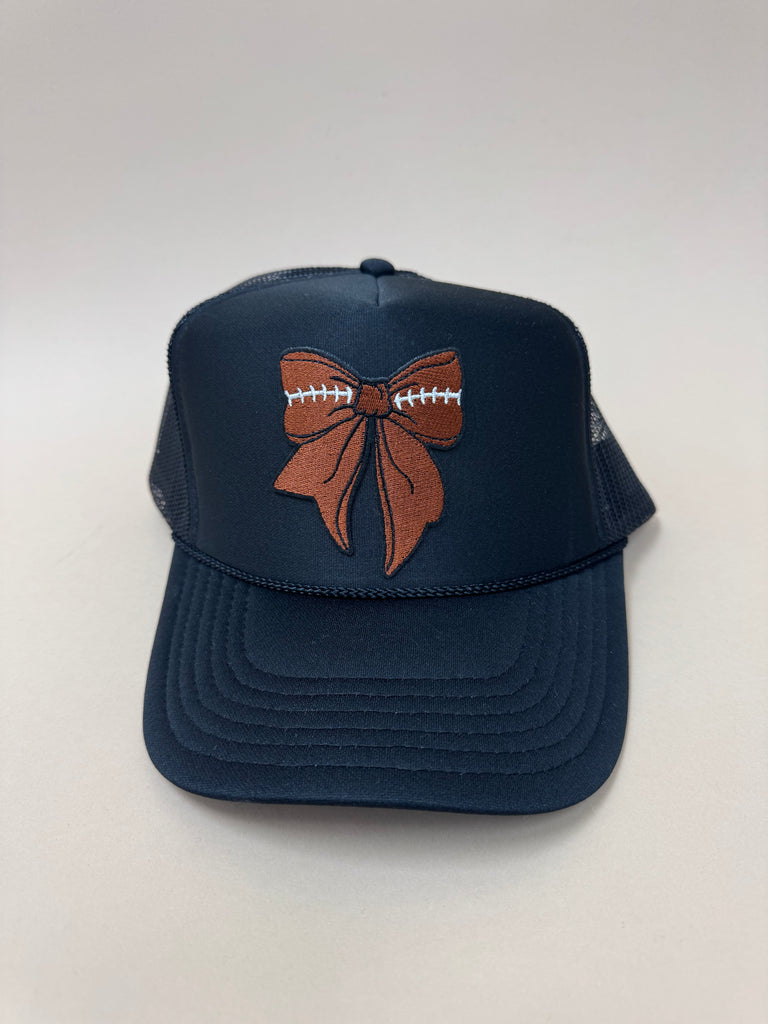 Football Bow Trucker Hat