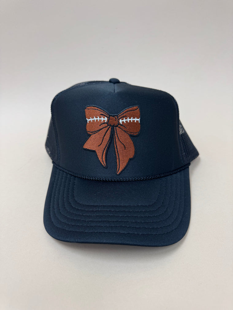 Football Bow Trucker Hat