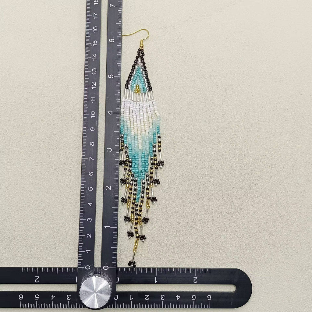 Rainfall Seed Beads Earrings