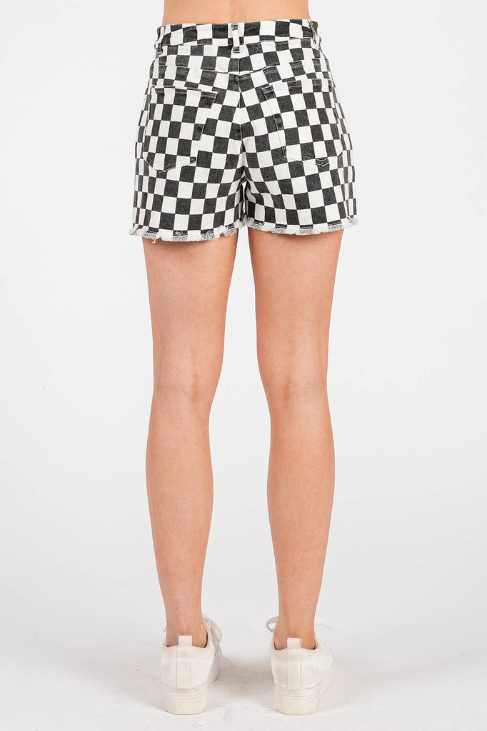 Game Day Checker Shorts