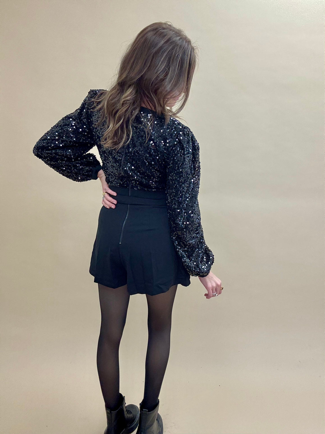 Sleigh Bells Sequins Romper