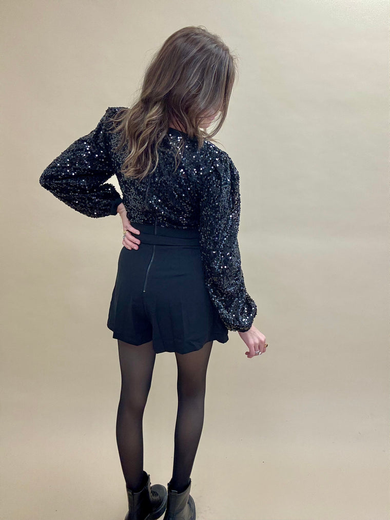 Sleigh Bells Sequins Romper