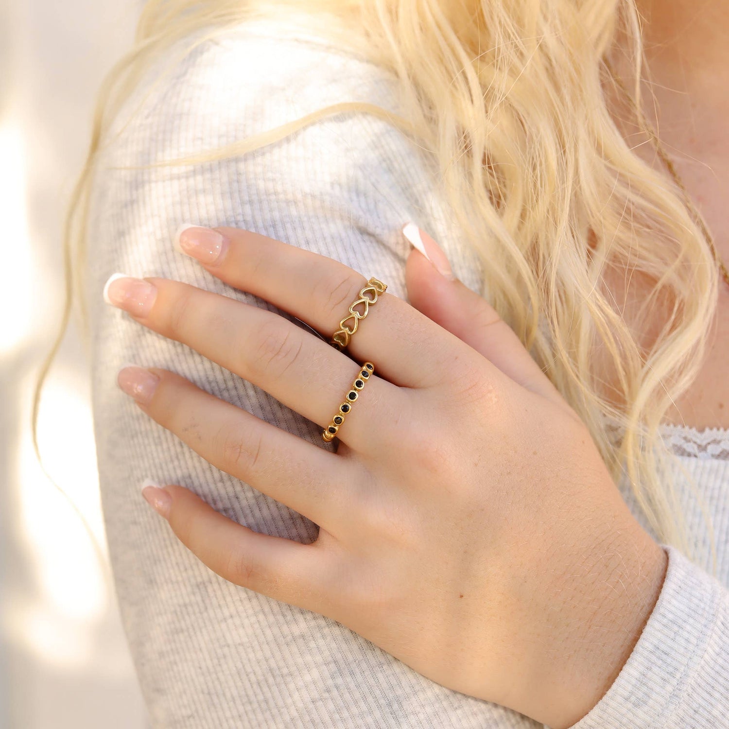 Crystal Stacking Ring