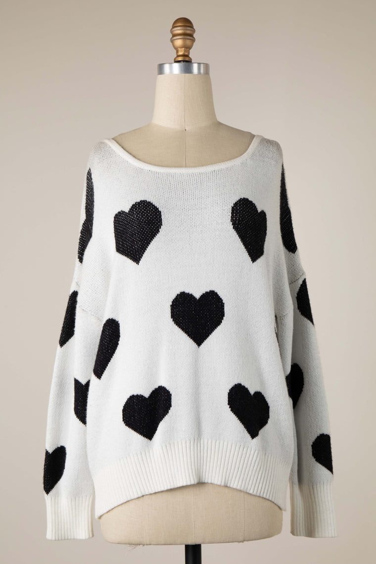 Heartbreaker Open Back Sweater