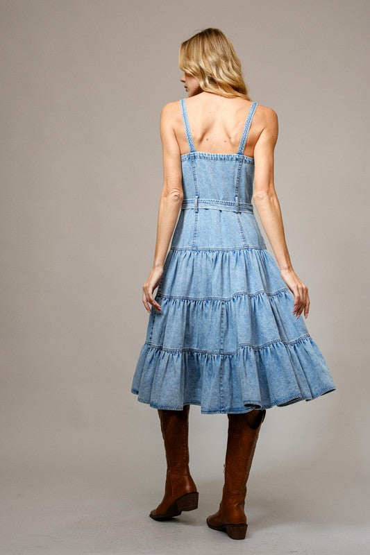 Ranch Romance Denim Dress