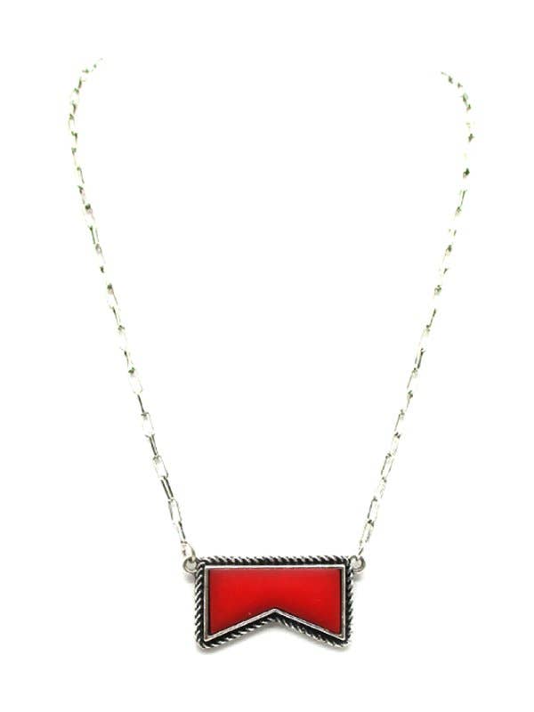 Red Cig Pendant Necklace