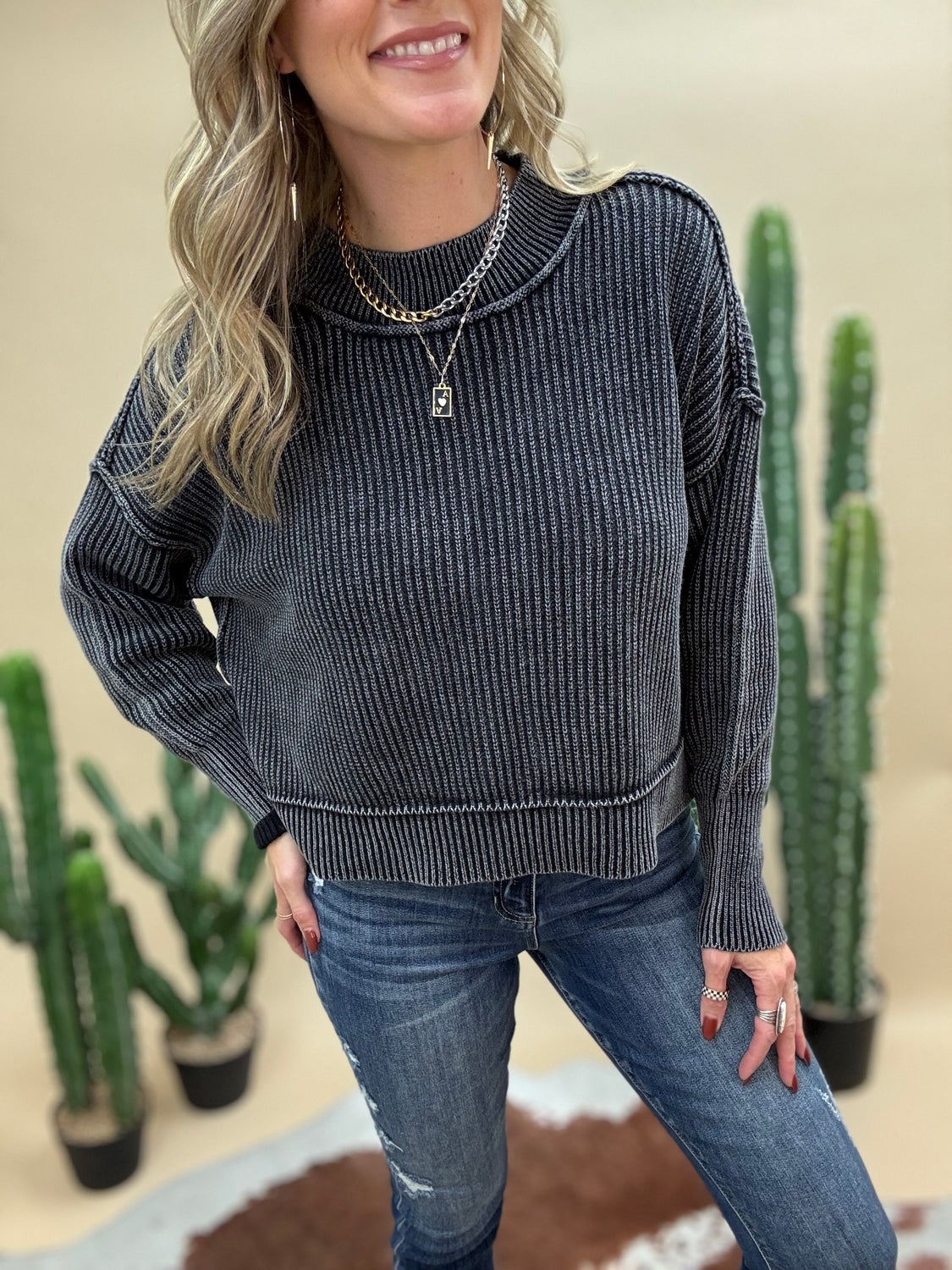 Scone Sweater Charcoal