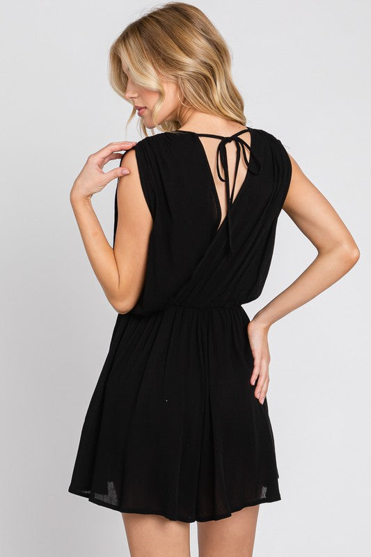 Retreat Black Romper