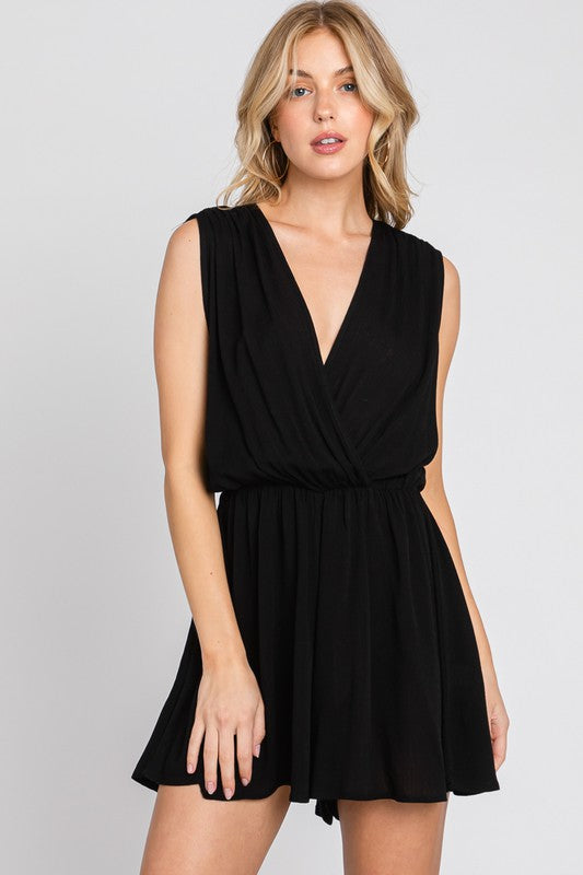 Retreat Black Romper
