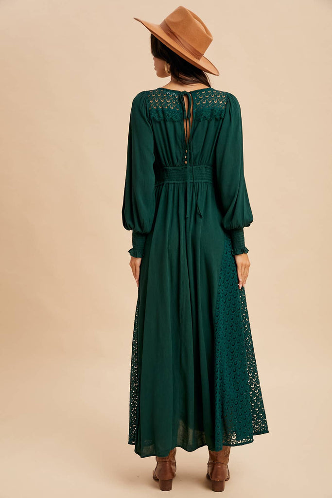 Pine Green Maxi Dress