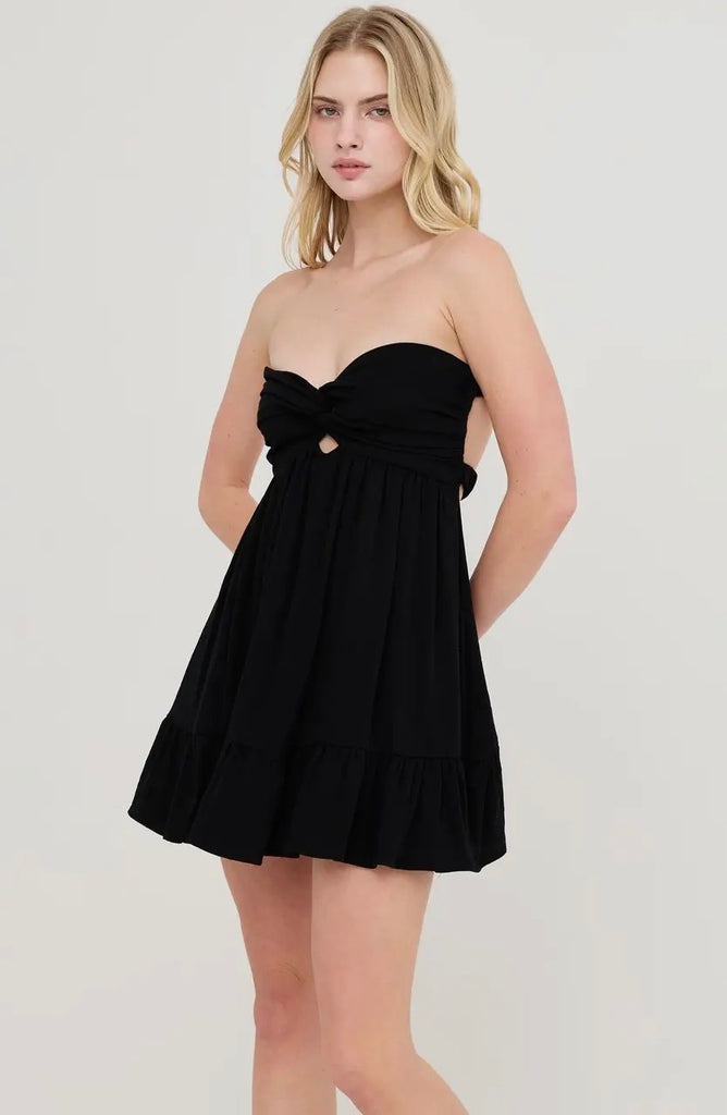 Milani Black Strapless Dress