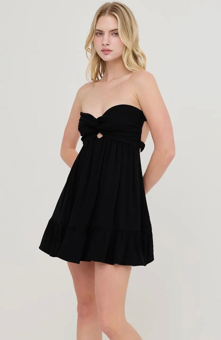 Milani Black Strapless Dress