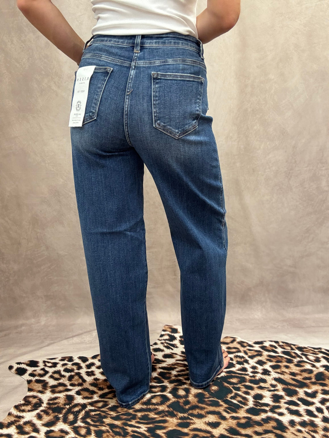 Lainey Wide Baggy Risen Jeans