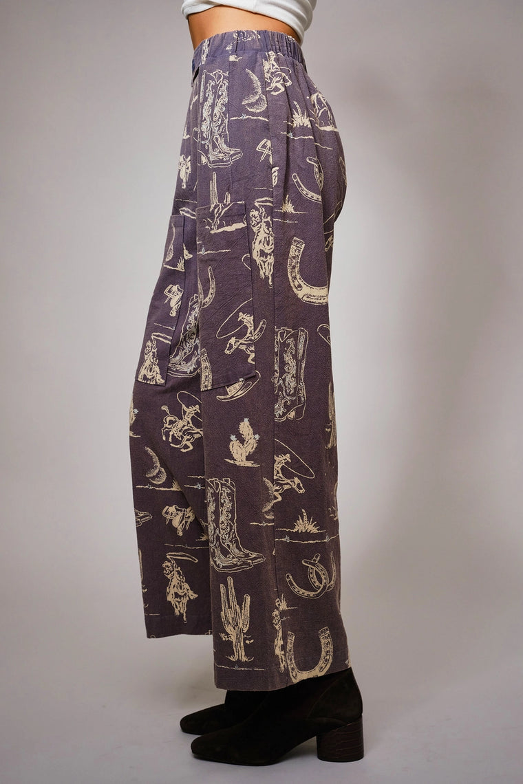 Honky Tonk Printed Pants