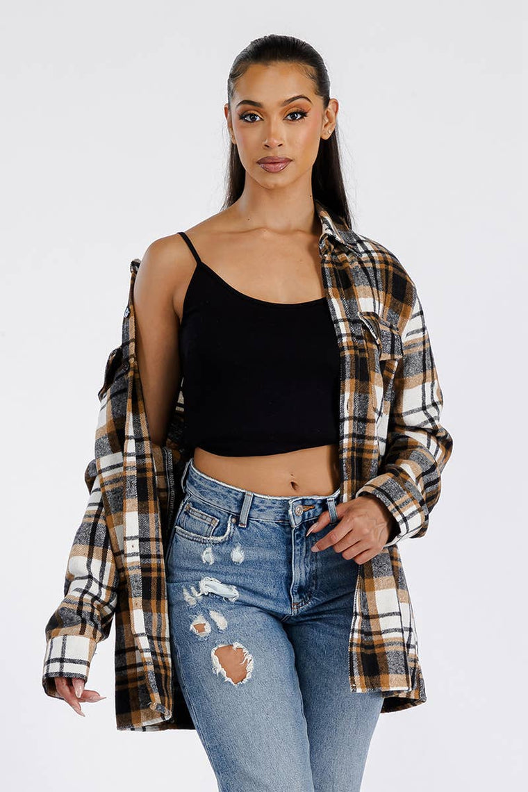 Saddle Soft Flannel Oversized
